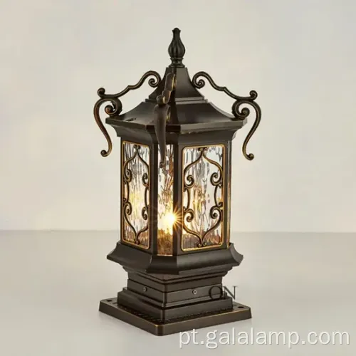 Lâmpada de jardim à prova d'água européia para iluminação de parede externa